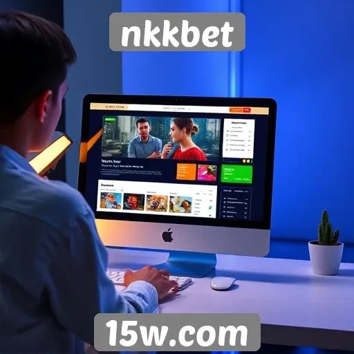 Avaliação da interface de usuário do site nkkbet
